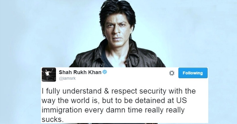 Shah Rukh Khan Was Detained At A US Airport Yet Again & He's Clearly ...