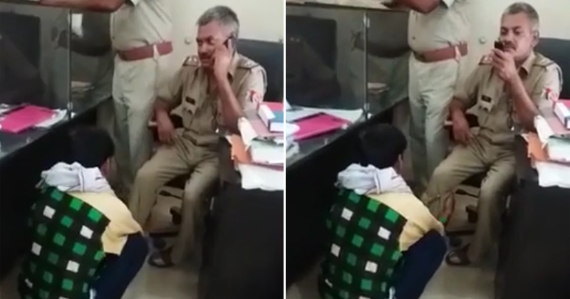 Even As Up Police Comes Under Fire For Bulandshahr A Lucknow Cop Makes A Complainant Massage
