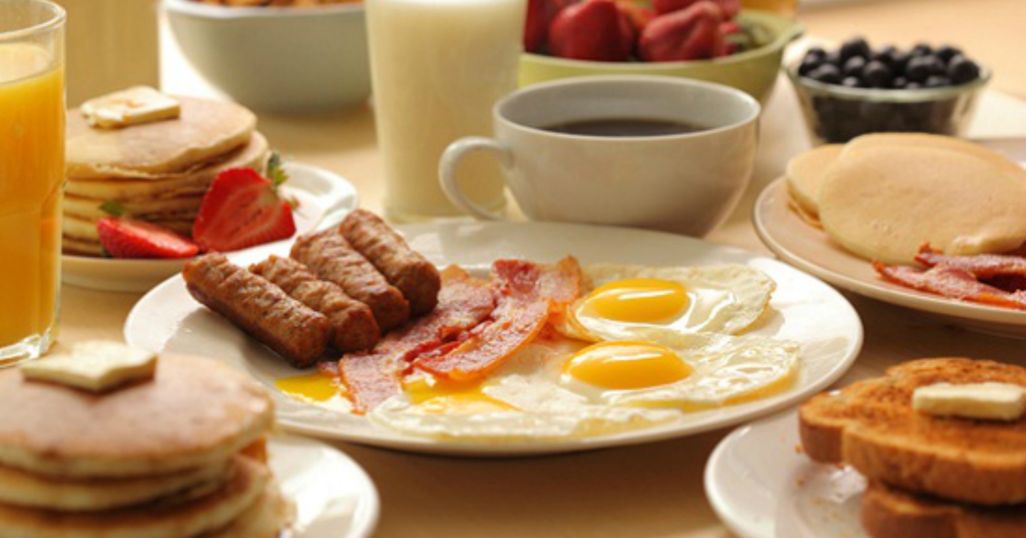 Full american breakfast stock photo containing latke and american ...