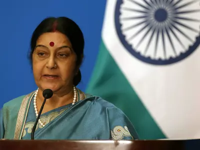 Return kid snatched from Indian parents, Sushma Swaraj tells Oslo