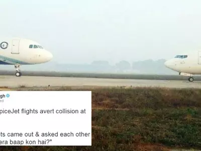 IndiGo And SpiceJet Almost Collided Today But Twitter Was Busy Making Hilarious Memes!