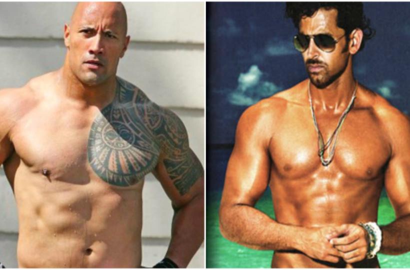 Hrithik Roshan & The Rock Have Something In Common. Yes, It'S Related To  Their Hot Bodies!