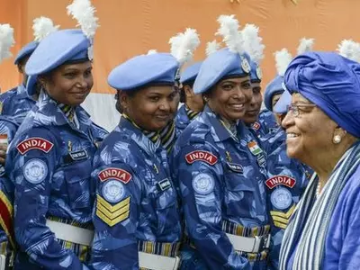 The World's First All-Women Indian Police Unit Has Served Its UN Mission & It's Now Coming Home