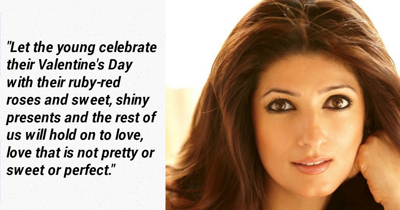 Love Is More Than Shiny Ruby-Red Roses & Shiny Presents, Says Twinkle ...