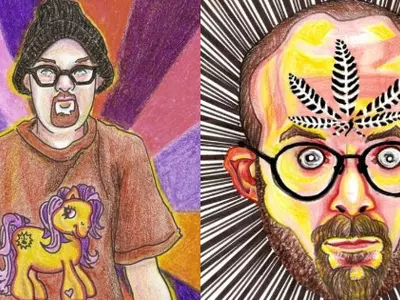 This Man Got High On 52 Different Drugs And Made These Awesome Self-Portraits