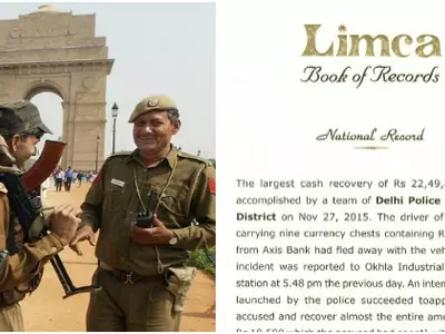 Delhi Police Makes World Record Recovery Of Rs 22.49 Crore, Enters Limca Book Of Records For Solving A Cash Van Heist In 10 Hours