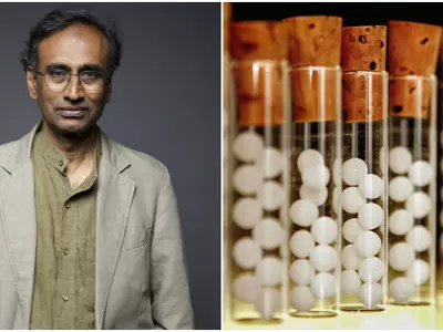 Venkatraman Ramakrishnan homeopathy