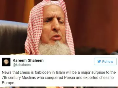Saudi Cleric Says Chess Forbidden In Islam, Faces Severe Backlash From Arabic Twitter Users