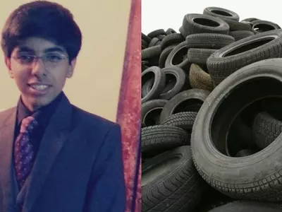 This 16-YO Has The Perfect Alternative To Disposing Old Tyres Without Burning Them