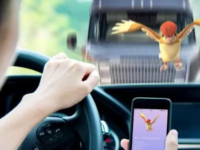 Pokemon on the road