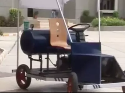 Engineering College Kids Make Car That Runs On Air!