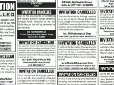 Ads Of Cancelled Wedding Invites