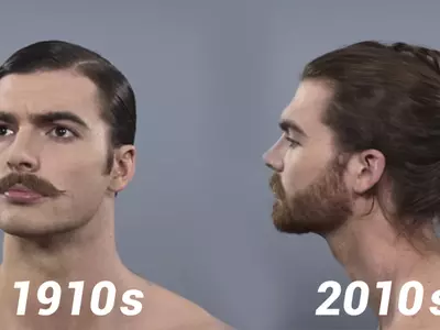 This Is How Man's Beauty Standards Have Transformed Over 100 Years
