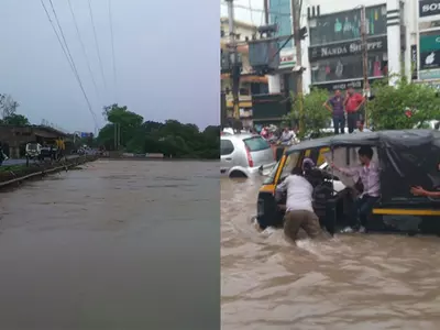 Heavy Rain Triggers Flash Floods In Satna