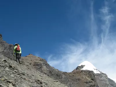 Teacher Climbs A Mountain Everyday To Keep School Going