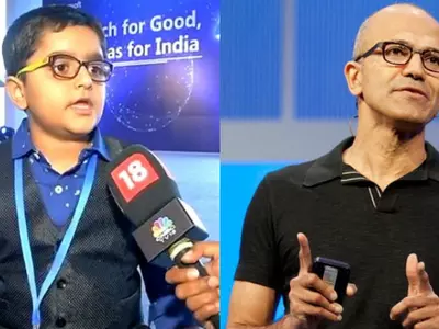 8-Year-Old Genius Impresses Satya Nadella With His Game, Aims To Be Microsoft CEO One Day!