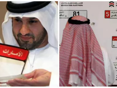 Saudi Businessman Pays 3.3 Crore For Car License Plate Number 1, Because He Wants To Be Number 1