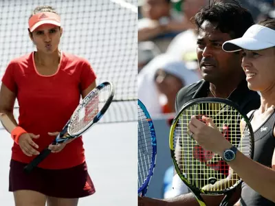 French Open: It's Paes-Hingis Vs Sania-Dodig In Mixed Doubles Final
