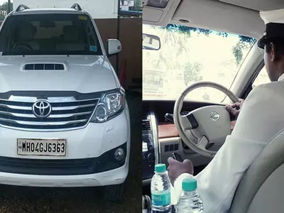 Man Drives His Bosses As Fortuner As Private Cab, Gets Caught Trying To Sell It!