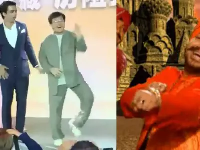 Sonu Sood And Jackie Chan Shaking A Leg To Daler Mehndi's 'Tunak Tunak Tun'