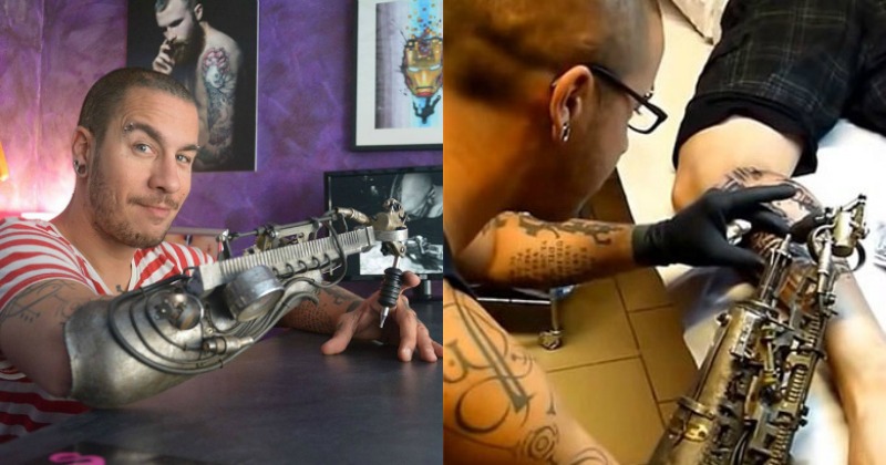 Time Machine Tattoo  Arm work by JRock  Facebook