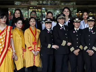 Air India To Have World’s Longest All-Women Operated Flight On Women's Day