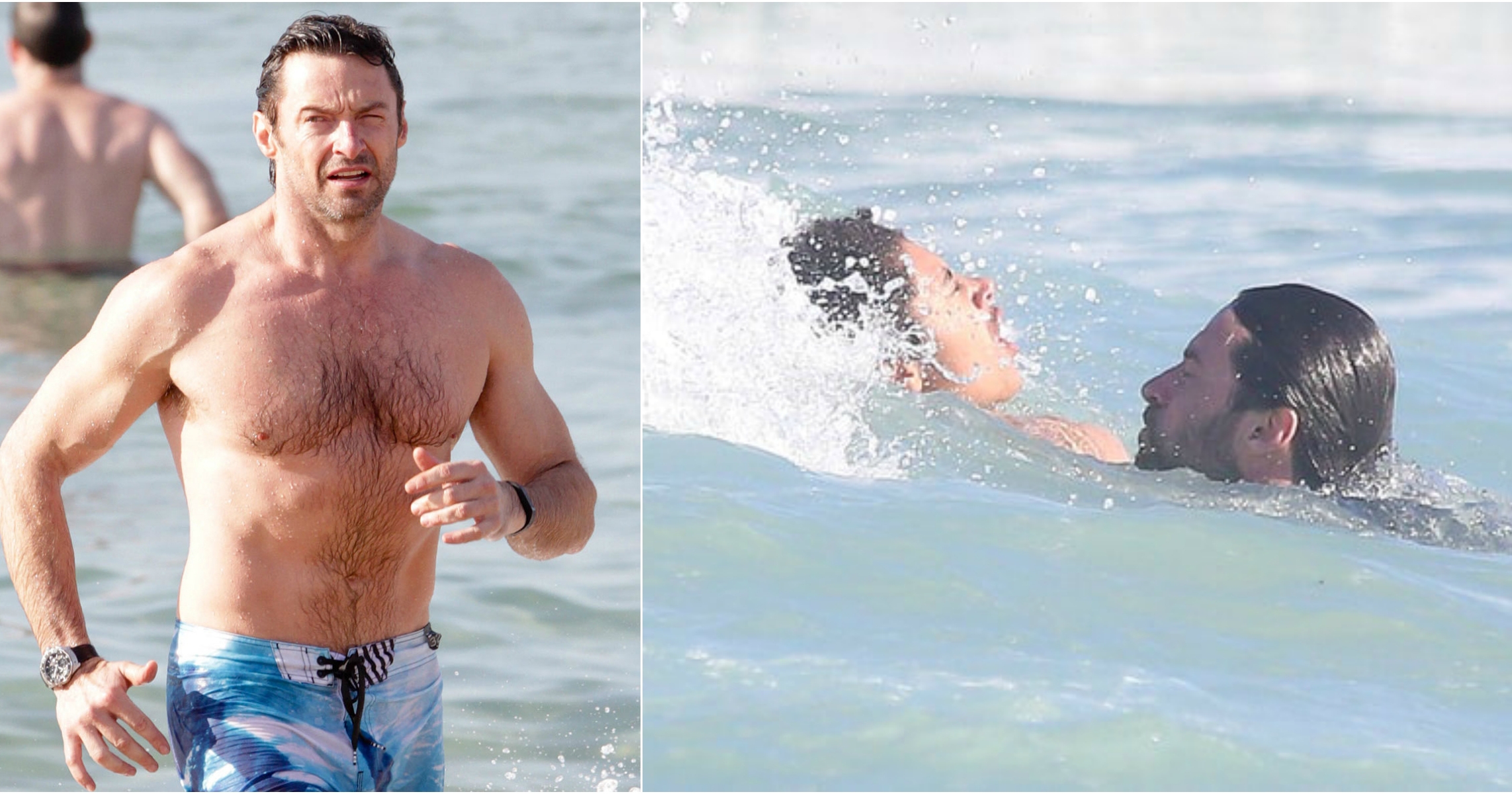 Hugh Jackman Rescues His Own Son And Other Swimmers From A Riptide At