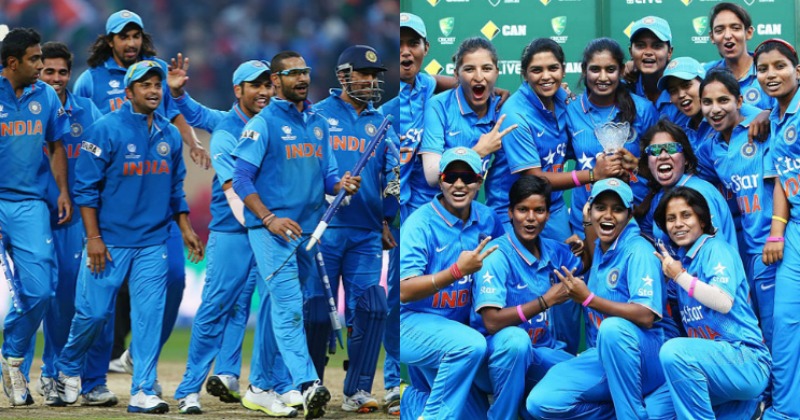 Indian Men And Women Cricket Teams Cheering For Each Other Tells Us ...