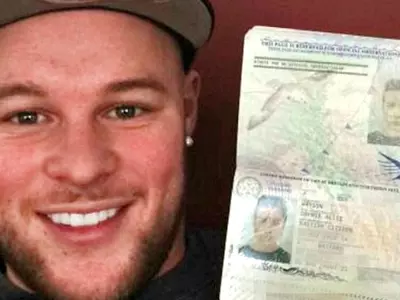 This 6-Feet-Tall Bouncer Travelled From London To Germany On His Girlfriend's Passport!