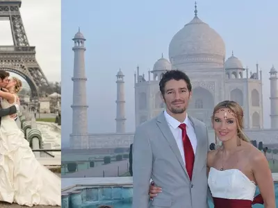 Adorable Couple Swaps A Big Fat Wedding For 8 Small Ones Around The World, Including India!