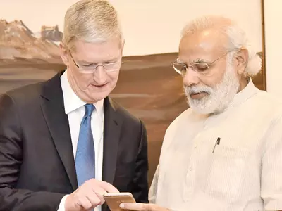 Tim Cook Meets Narendra Modi, Discusses Apple's Make In India Plans