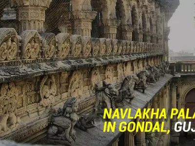 Navlakha Palace In Gondal, Gujarat