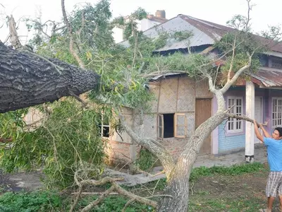 Second Round Of Cyclonic Storm Hits Nagaland in Two Weeks Leaving more Than 1,000 Homeless