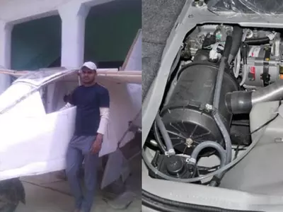 Jobless Frustrated Man Builds Plane From Maruti Van Engine To Prove His Worth