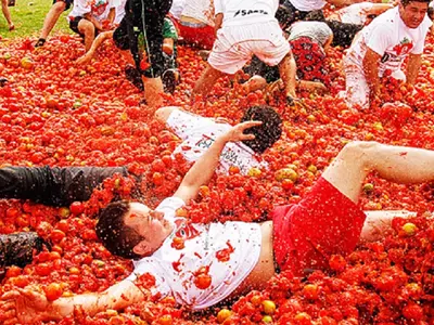 India's First La Tomatina Festival Celebrated In Shillong