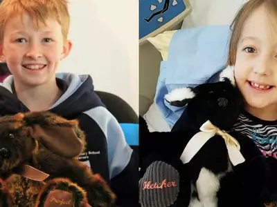 12-Year-Old Boy Learns To Make Stuffed Animals Himself And Sews Over 800 Toys For Sick Kids!