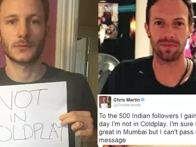 This Brit, Also Named Chris Martin, Gained 500 Indian Followers After The Coldplay Concert!