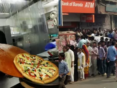 Even Brands Step Up Their Game, Deliver Free Pizzas To People Slogging It Out In Longs Queues