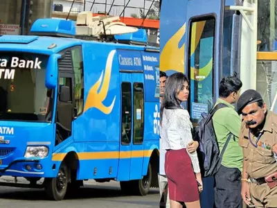 Canara Bank Brings Relief On Wheels, Rolls Out Its Mobile ATM Bus In Bengaluru!