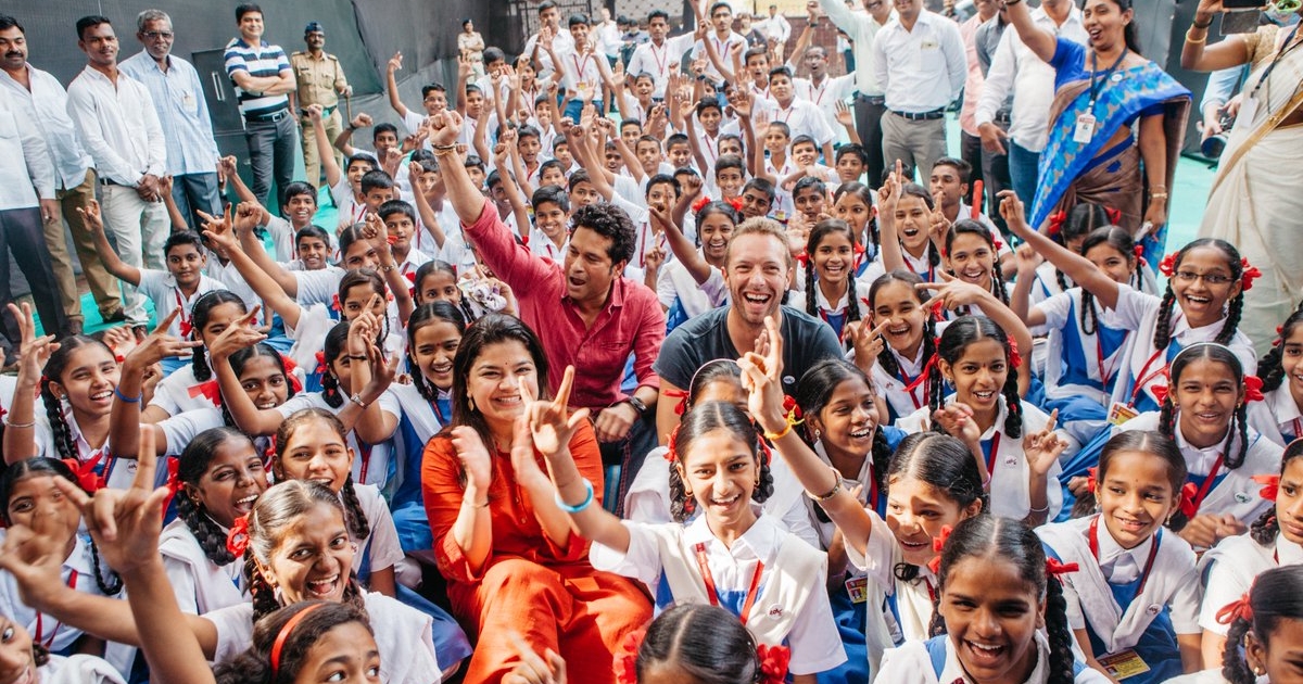 When Sachin Tendulkar And Chris Martin Surprised Mumbai School Kids