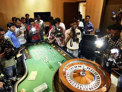 Casino busted at Delhi's Sainik Farms