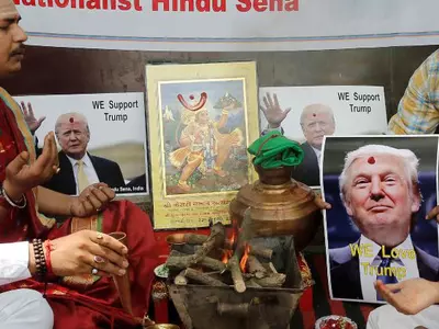 Comparing Him To Nathuram Godse, Hindu Mahasabha Does Another 'Puja' For Trump!