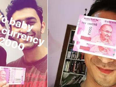 Meet The Newest Celebrity On The Selfie Circuit...The #2000 Rupee Note!