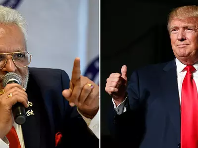Shalabh Kumar and Donald Trump