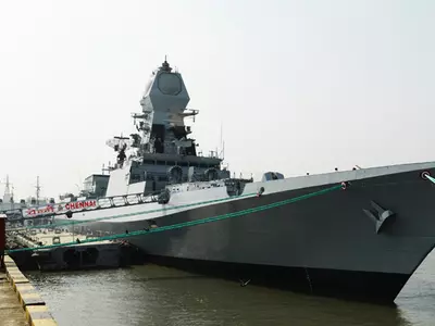 Largest-Ever 'Made-In-India' Warship INS Chennai Commissioned