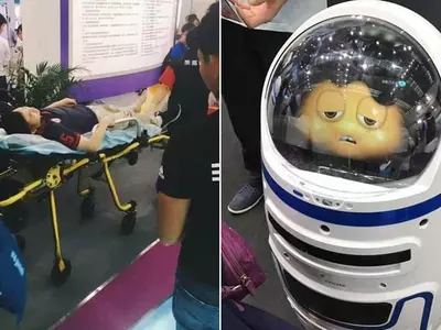 Chinese Robot 'Fatty' Goes On Violent Rampage At Tech Fair, Takes First Blood In Robot-Human Wa
