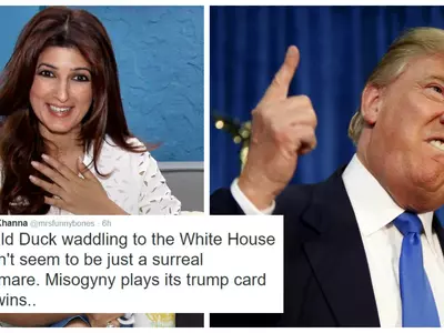 Twinkle Khanna and Donald Trump
