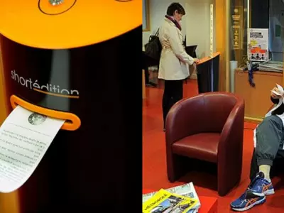 French Train Stations Install Short Story Vending Machines To Keep Waiting Travellers Busy