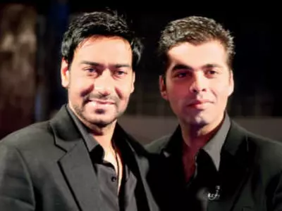 Karan Johar and Ajay Devgn