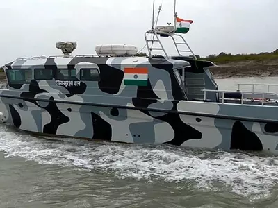BSF Seizes Pakistan Boat With Nine On Board In Sir Creek Area Of Gujarat